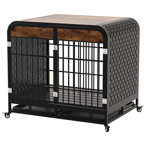 Tucker Murphy Pet™ Heavy Duty Dog Crate Wooden Dog Cage Furniture With